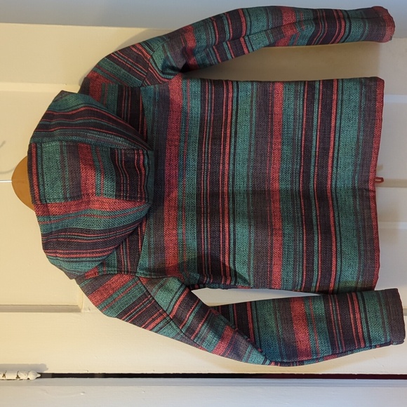 Kids Striped Hooded Jacket - Picture 10 of 10